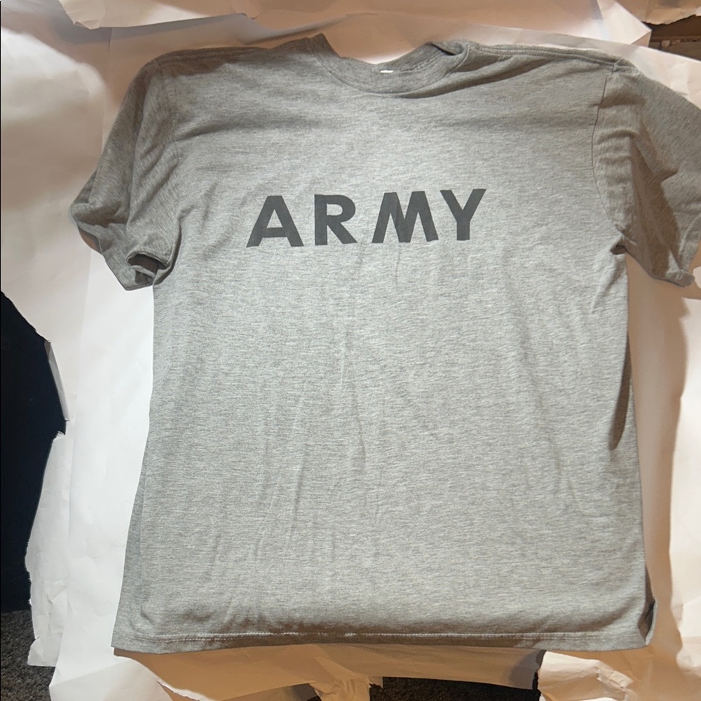 U.S. Army Physical Training Gray Short Sleeve Tee
